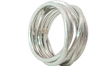LOOPRING – Handgeflochtener Silberring | Matt | 12 mm