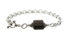 7 mm VALOREA ROLO Armband mit Rauchquarz