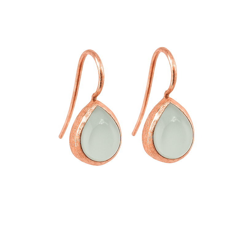 Ohrhänger AMOURIS Aquamarin 9 x 12 mm