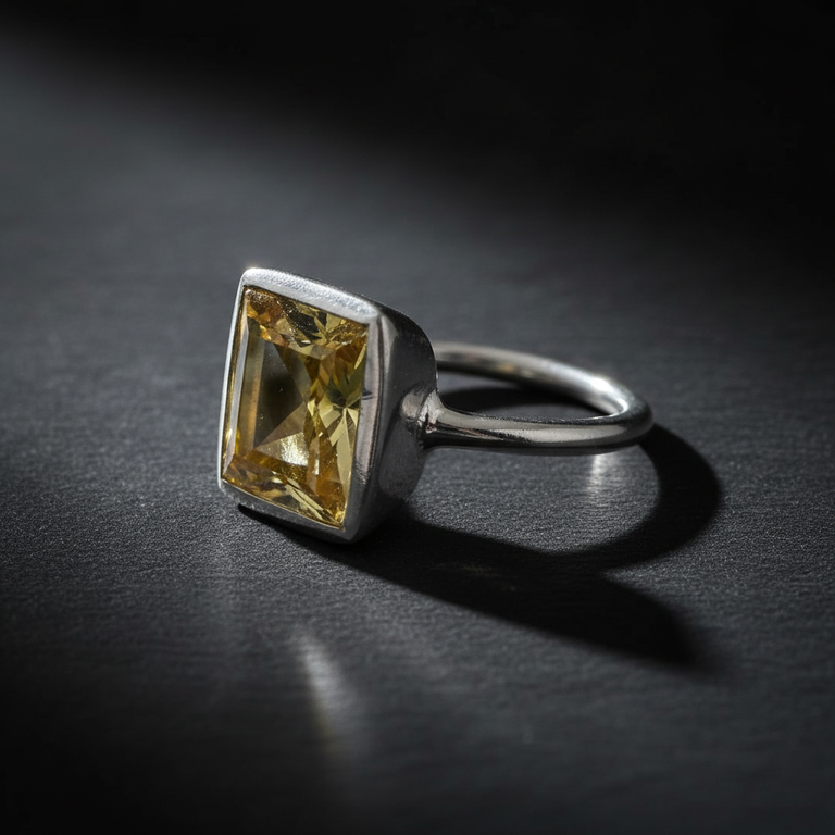 Ring ISAURA Citrin