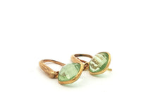 Ohrringe mit grünem Amethyst