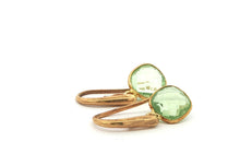 Ohrringe mit grünem Amethyst