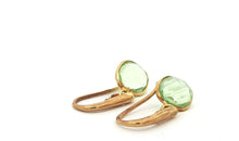 Ohrringe mit grünem Amethyst