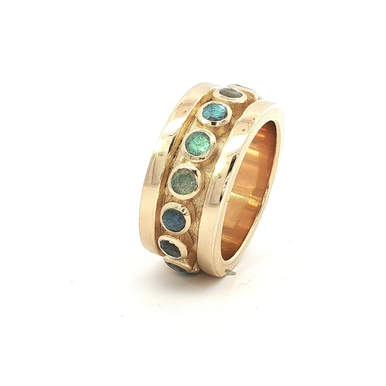 Ring MALLORY mit Labradorit