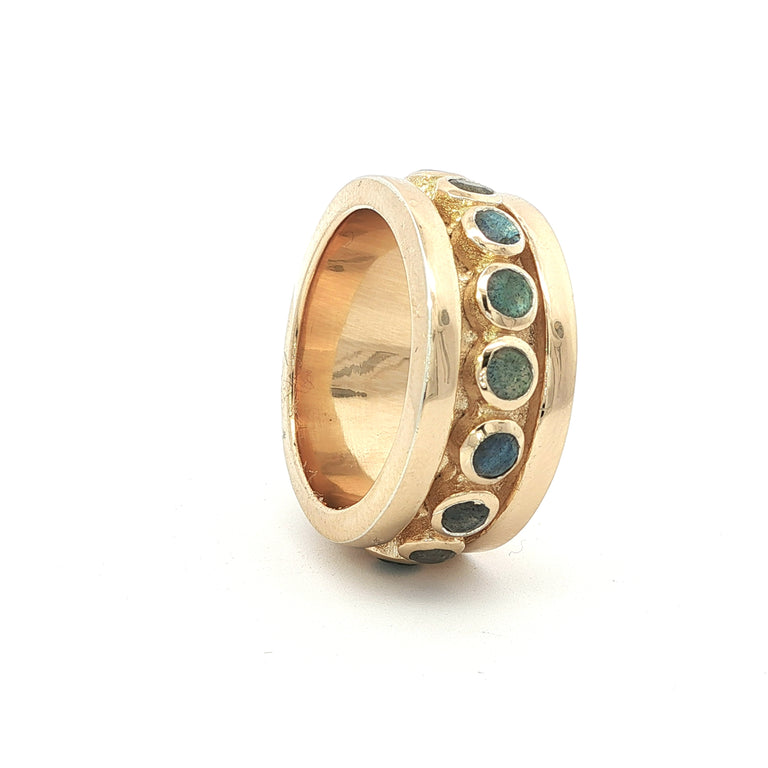 Ring MALLORY mit Labradorit