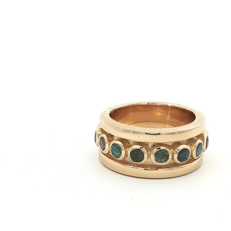 Ring MALLORY mit Labradorit