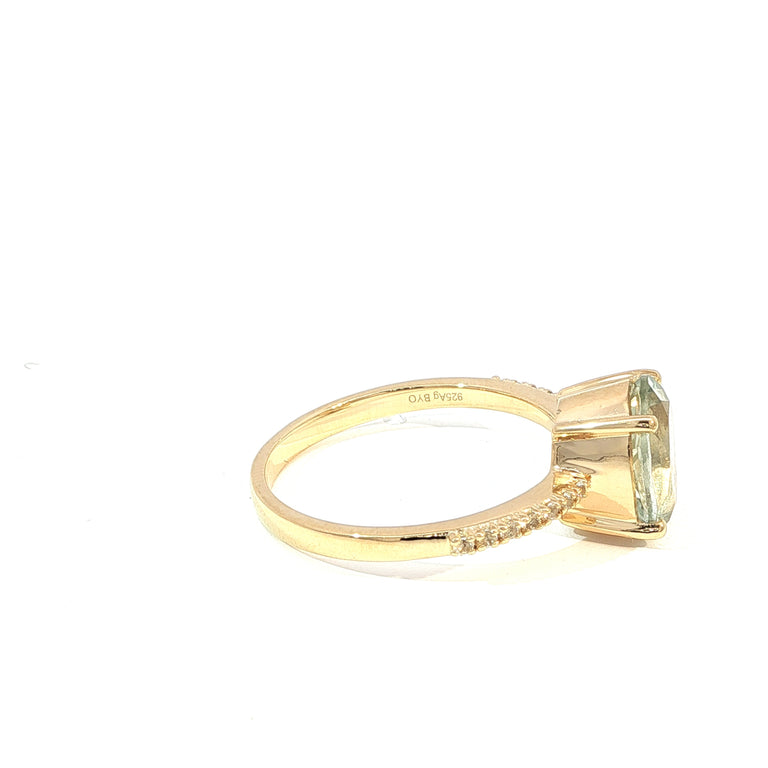 Ring BETSY mit grünem Turmalin