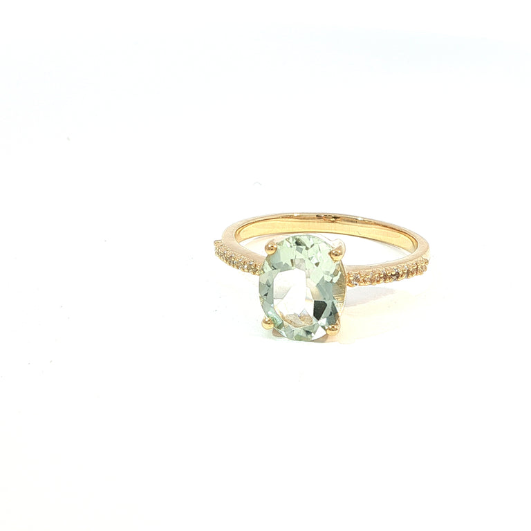 Ring BETSY mit grünem Turmalin