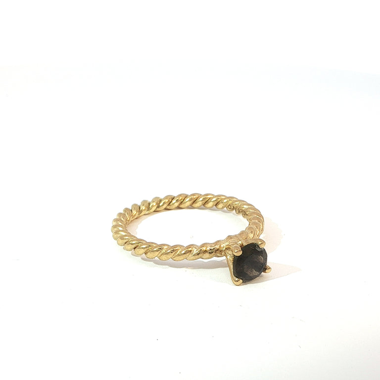 Ring TWIST mit Labradorite