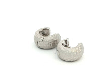 Creolen SIMON im Hammer-Look – 925 Sterling Silber, 14 mm
