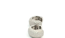 Creolen SIMON im Hammer-Look – 925 Sterling Silber, 14 mm