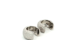 Creolen SIMON im Hammer-Look – 925 Sterling Silber, 14 mm