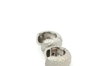 Creolen SIMON im Hammer-Look – 925 Sterling Silber, 14 mm