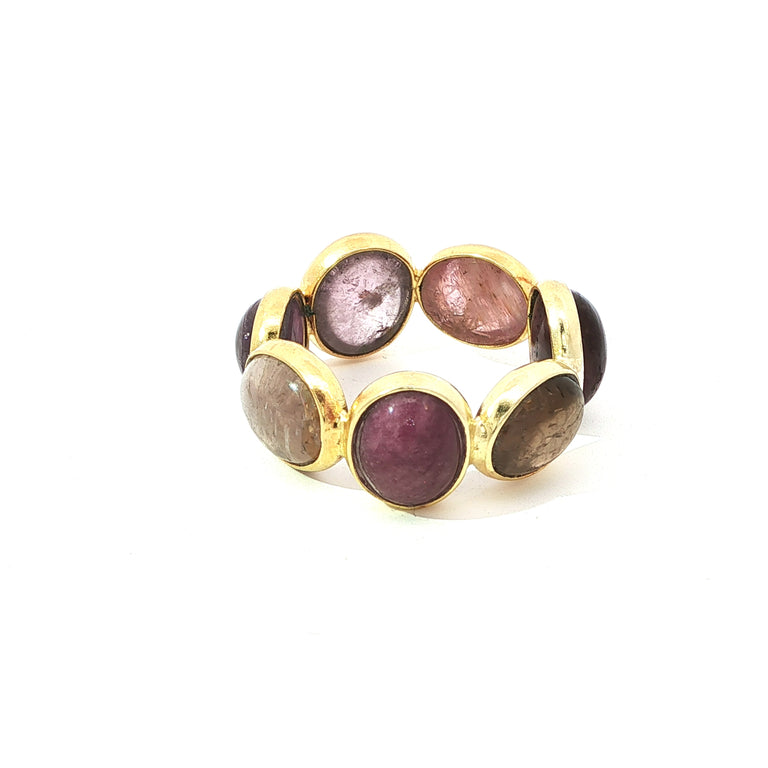 Ring MIRALIA Eternity Rosaturmalin Unikate