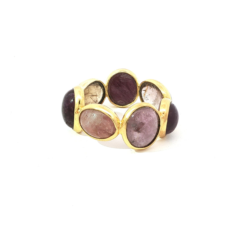 Ring MIRALIA Eternity Rosaturmalin Unikate