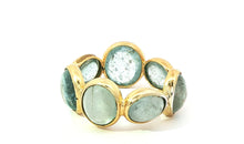 Ring MIRALIA Eternity Aquamarin Unikate