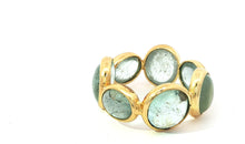 Ring MIRALIA Eternity Aquamarin Unikate