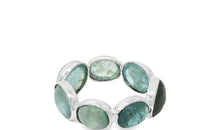 Ring MIRALIA Eternity Aquamarin Silber