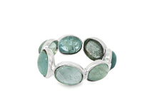 Ring MIRALIA Eternity Aquamarin Silber