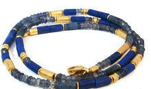 Handgemachte Halskette mit Lapis Lazuli