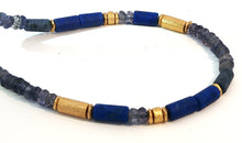 Handgemachte Halskette mit Lapis Lazuli