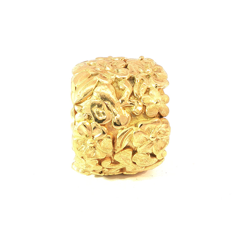Statement Ring BASIA gelbvergoldet