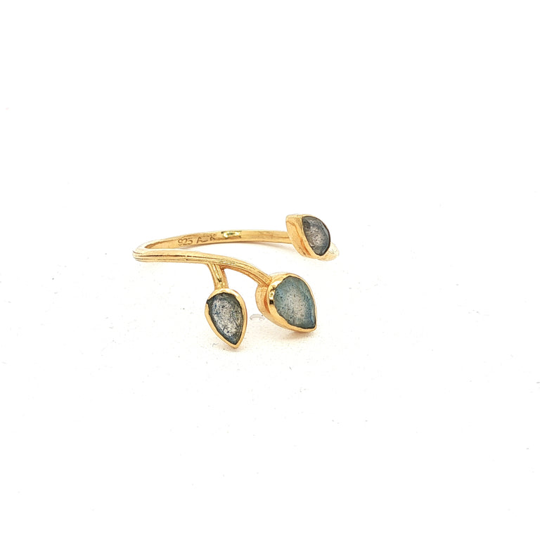 Ring NEREA mit Labradoriten
