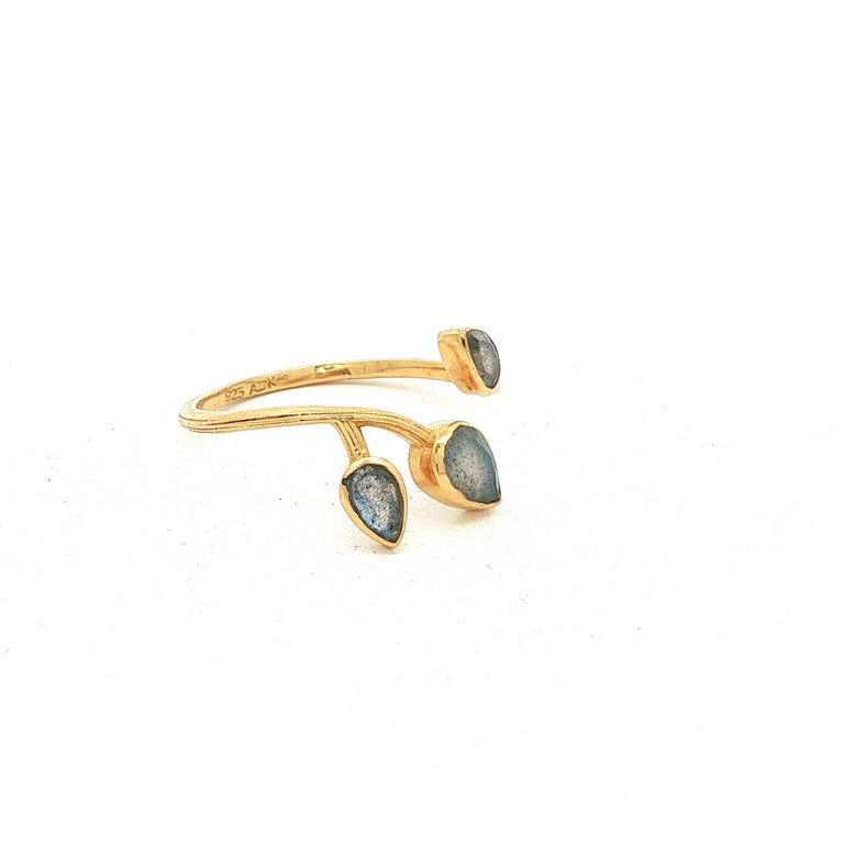Ring NEREA mit Labradoriten
