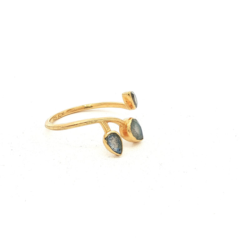 Ring NEREA mit Labradoriten