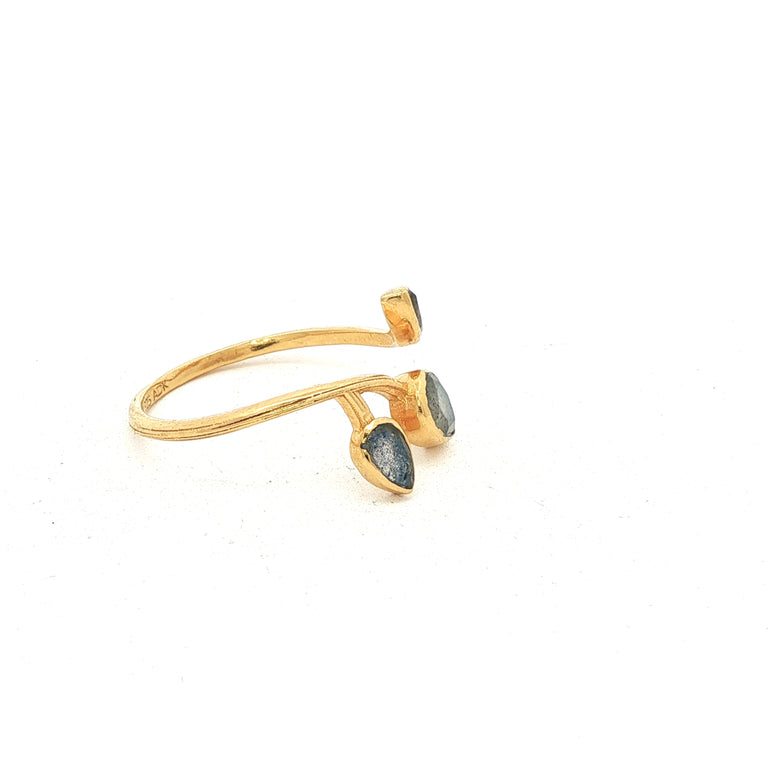 Ring NEREA mit Labradoriten