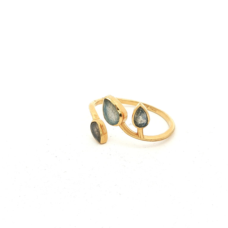 Ring NEREA mit Labradoriten