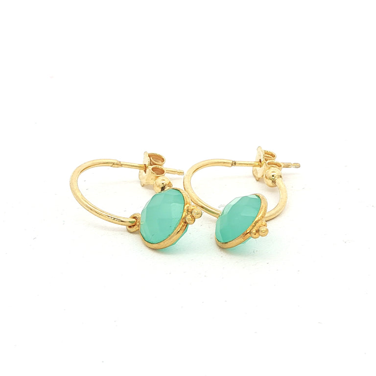 Halbcreole Lenny 15 mm mit Amazonite