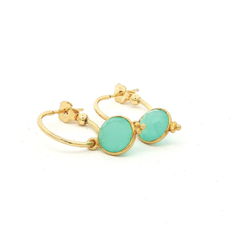 Halbcreole Lenny 15 mm mit Amazonite