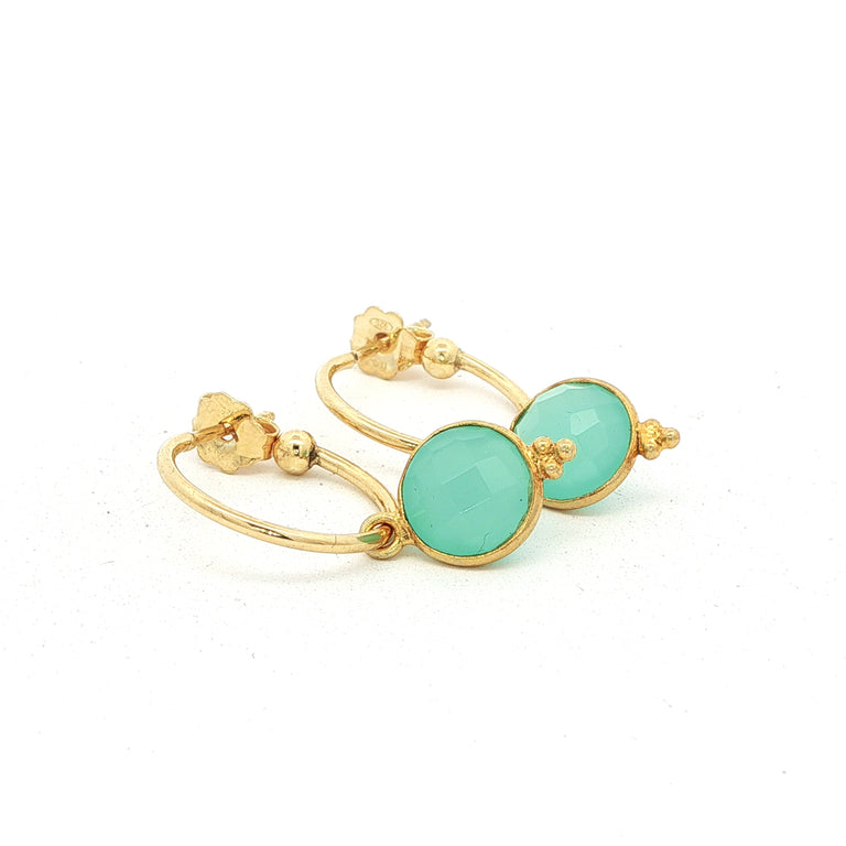 Halbcreole Lenny 15 mm mit Amazonite