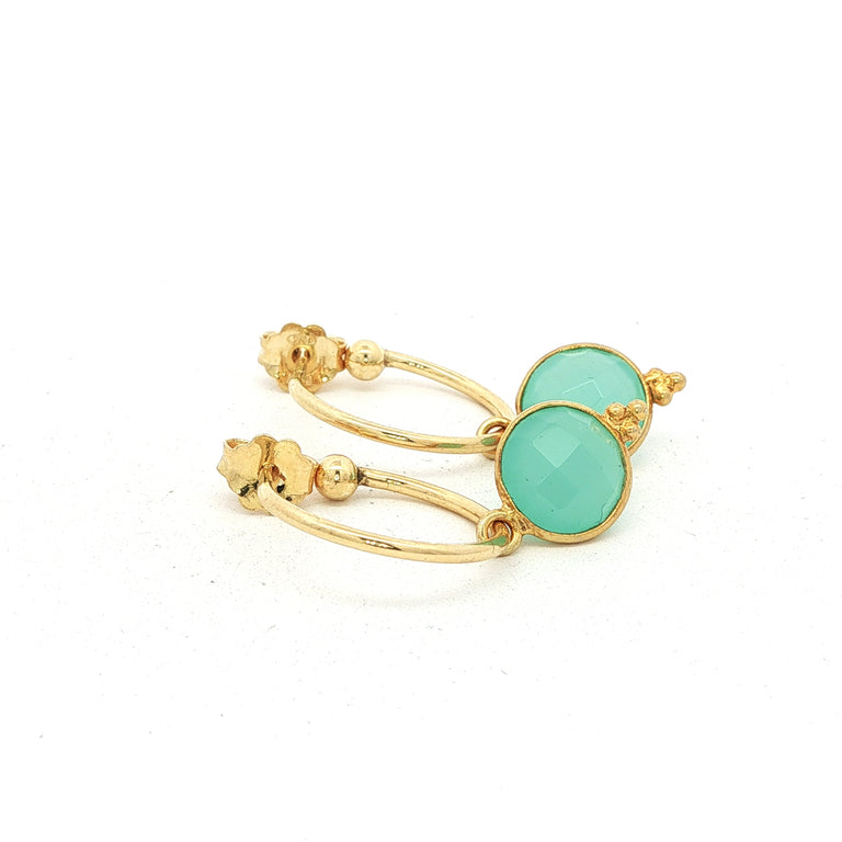 Halbcreole Lenny 15 mm mit Amazonite