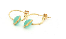 Halbcreole Lenny 15 mm mit Amazonite