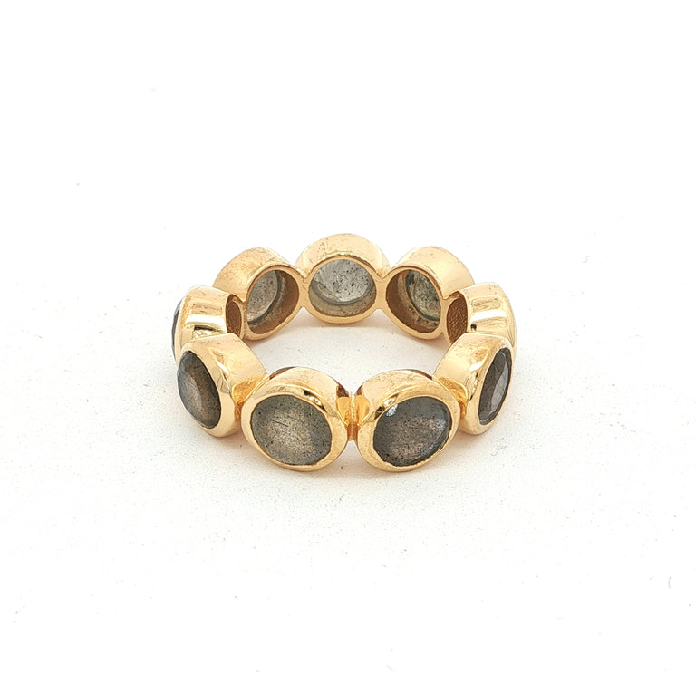 Ring OCTAVE mit Labradorit