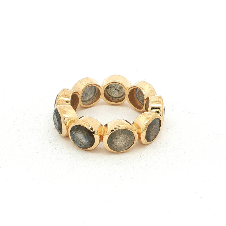 Ring OCTAVE mit Labradorit