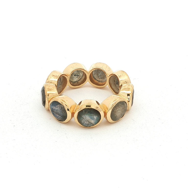 Ring OCTAVE mit Labradorit