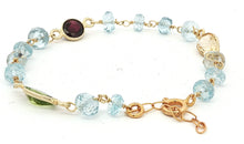 Armkette ROSARY mit Aquamarin