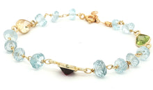Armkette ROSARY mit Aquamarin