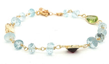 Armkette ROSARY mit Aquamarin