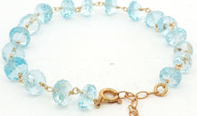 Armkette ROSARY mit Aquamarin