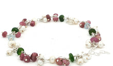 Armkette ROSARY mit Perlen und Turmalinen