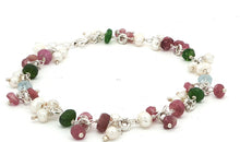 Armkette ROSARY mit Perlen und Turmalinen