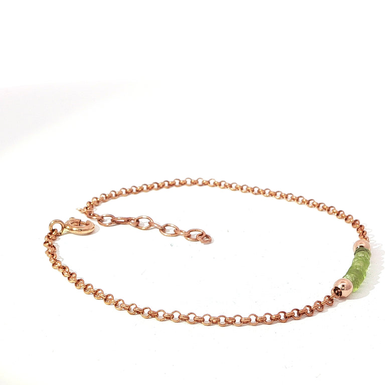 Armkette SEPTEMBER mit Peridote
