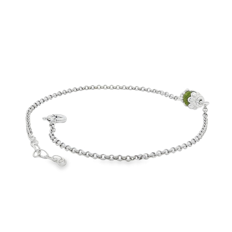 Armkette SEPTEMBER mit Peridot Boho