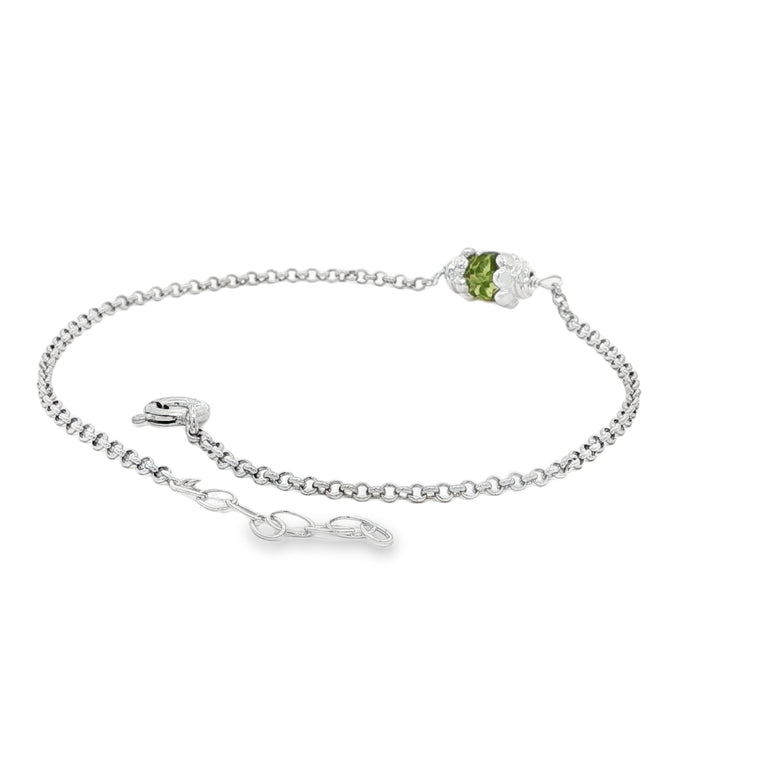 Armkette SEPTEMBER mit Peridot Boho