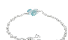 Armkette CIRALYS mit Aquamarin Tropfen