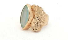 Statement Ring mit Engel Flügel